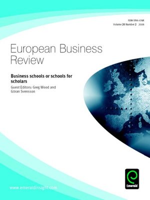 cover image of European Business Review, Volume 20, Issue 2